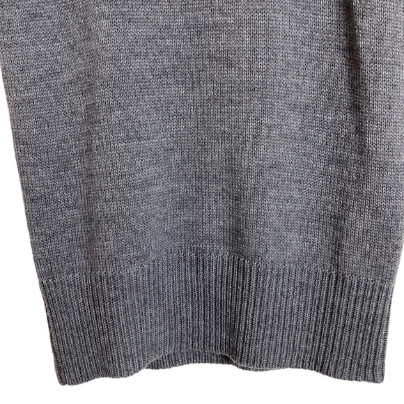 Berretti Gray Wool Blend Cowl Neck Tunic - Picture 4 of 10